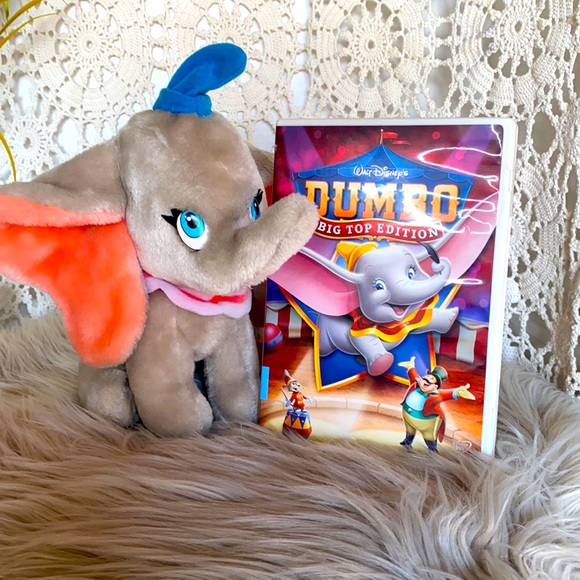 Disney Other - Walt Disney’s  Classic Dumbo set. DVD movie, plush toy and movie extras included